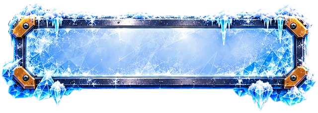 Frosted glass banner